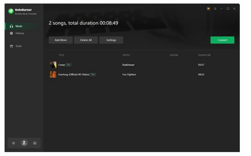 Noteburner Youtube Music Converter